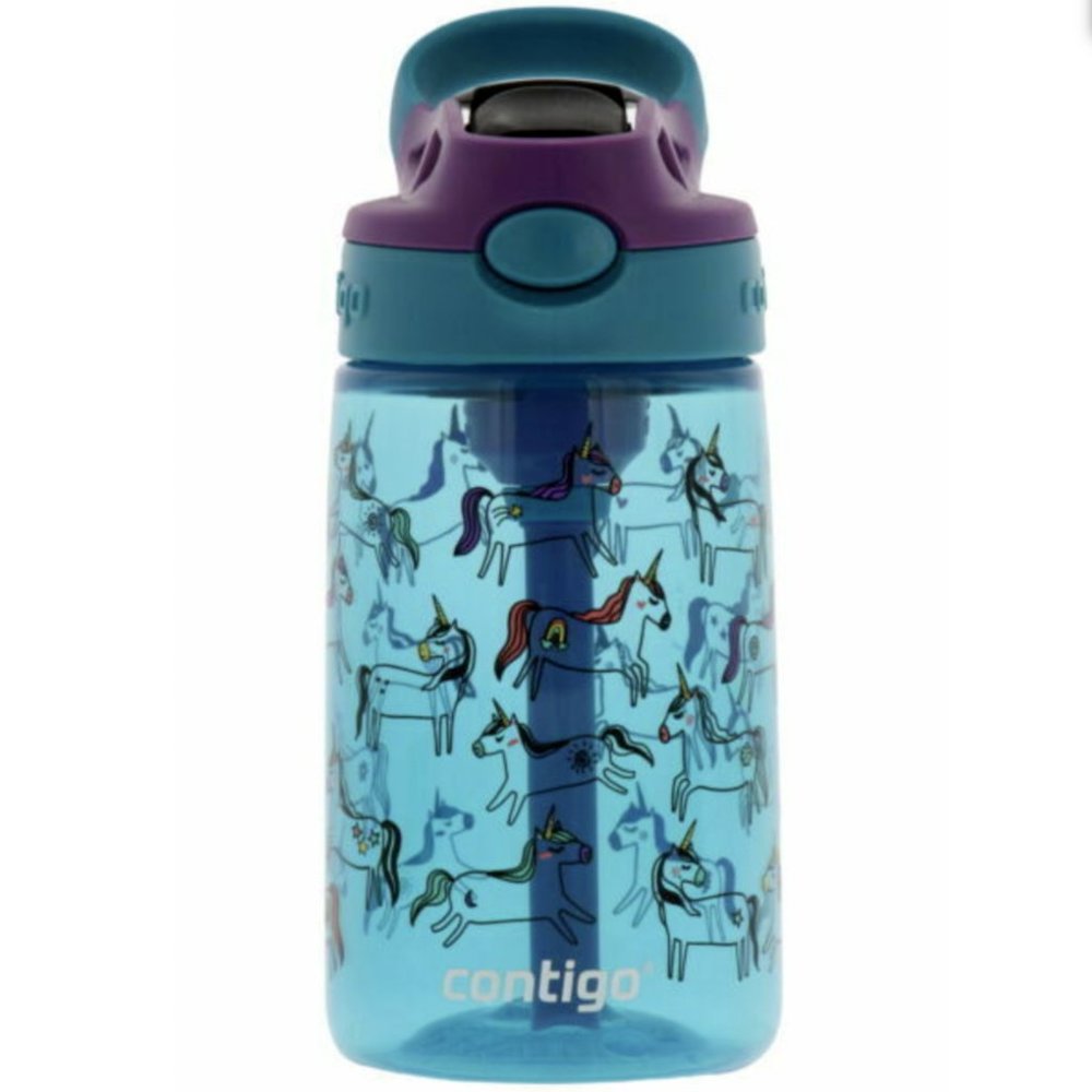 NEW contigo easy-clean unicorn water bottle 🦄 14oz